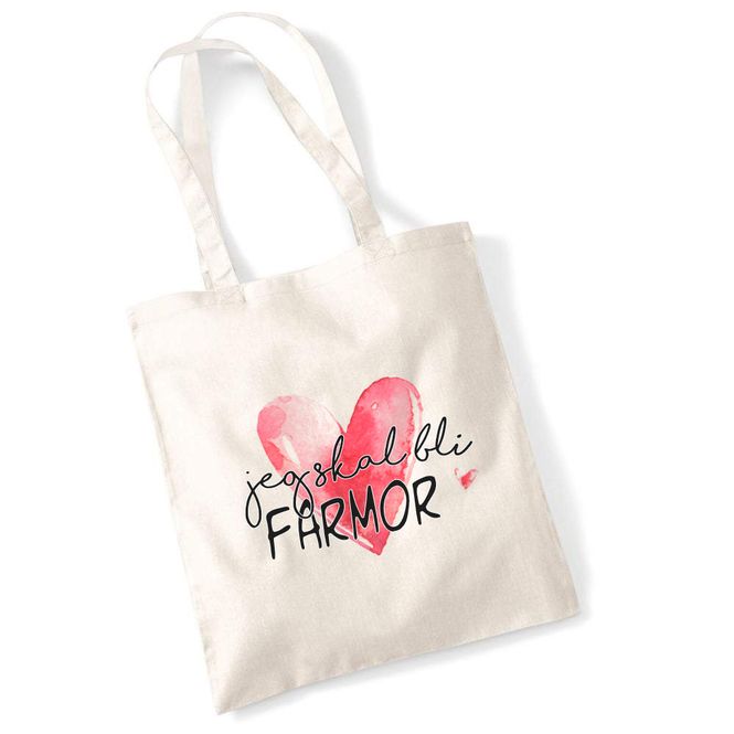 Hovedbilde Totebag Jeg skal bli FARMOR