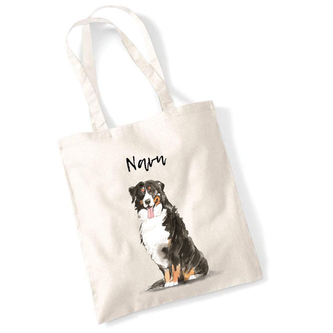 Hovedbilde Totebag Berner sennenhund