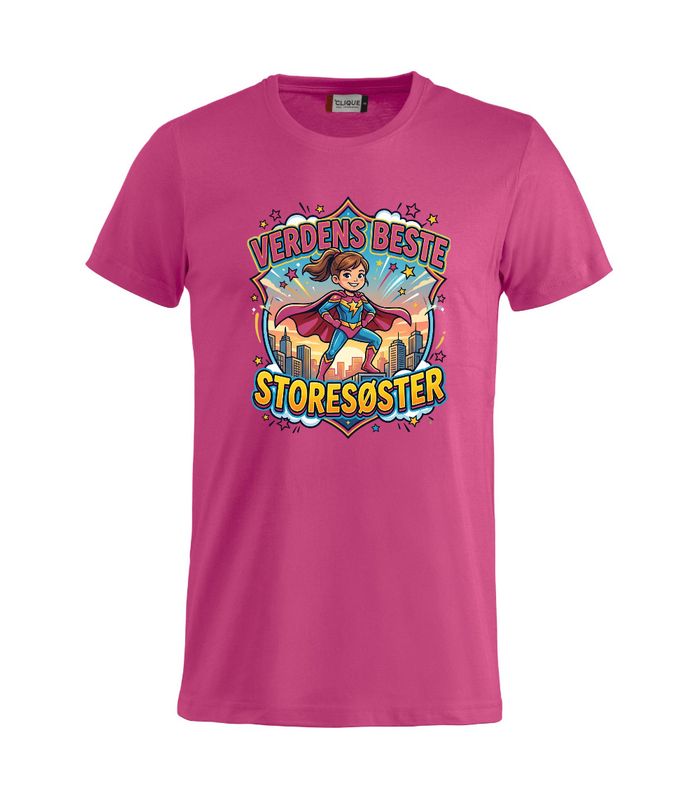 Basic T Junior - Verdens beste storesøster - Super